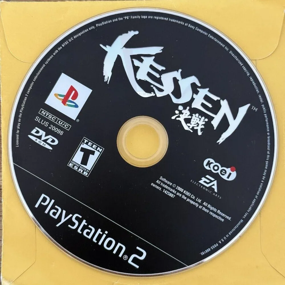 Kessen PS2 Sony PlayStation 2- Disc Only & Tested